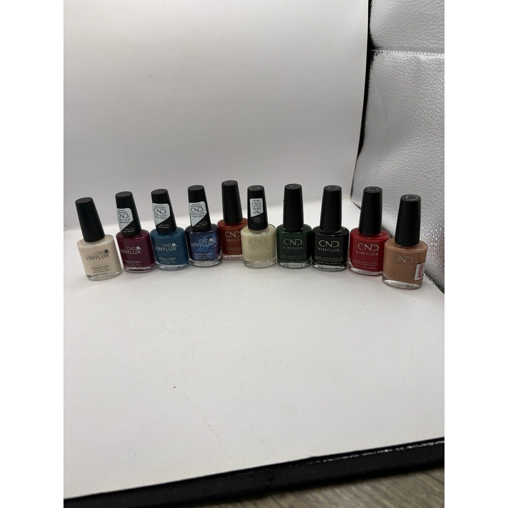 Lot of 10 assorted CND Vinylux Polish Nail Polish